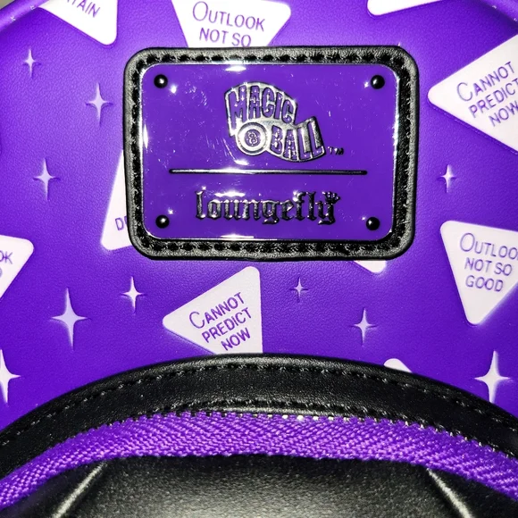 NWT Loungefly Magic 8 Ball All-Over Print Lenticular Mini Backpack - Picture 2 of 12